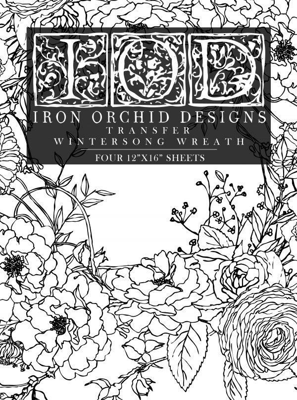 Wintersong wreath1 600x808 - My Shabby Chic Corner - Prodotti Iron Orchid Designs - IOD