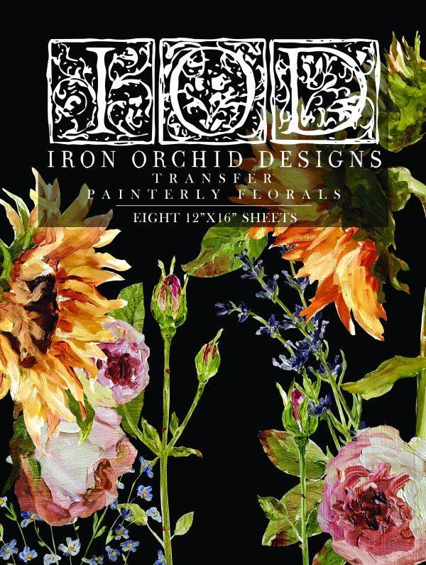 Painterly Florals packaging Front 600x796 - My Shabby Chic Corner - Prodotti Iron Orchid Designs - IOD