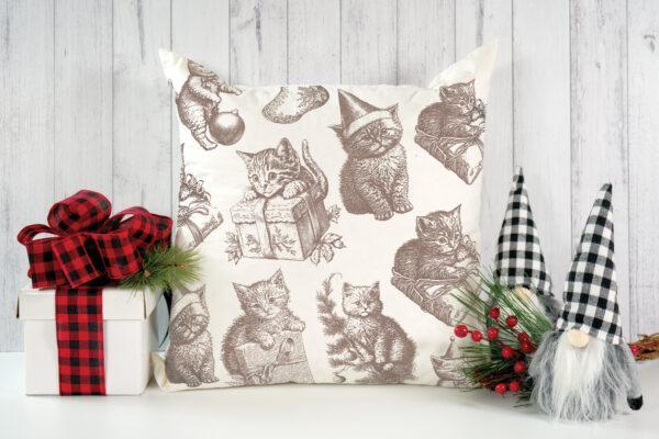 IOD STA KIT cats cushion 600x400 - My Shabby Chic Corner - Prodotti Iron Orchid Designs - IOD